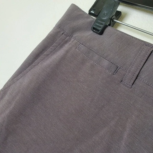 Johnnie-O Steel Gray Performance Woven Shorts Stretch Golf Casual Men's Size 34 - Picture 12 of 15